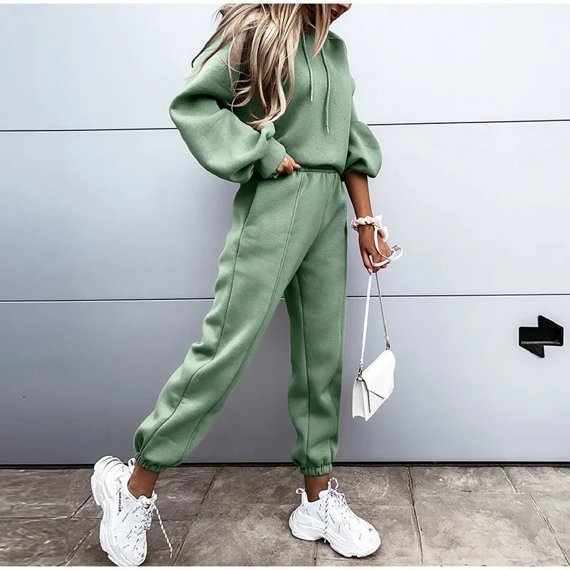 2023 Women Hoodies Sports Tops Pants Tracksuit Sweatshirt Sweat Suit Jogging Set Long Sleeve Hoodie Sport Pants Lady Suit